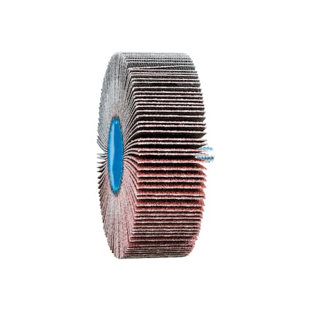 Pferd 3" x 1" Quick Change Flap Wheel - 1/4-20 Thread - Aluminum Oxide - 80 Grit 45451